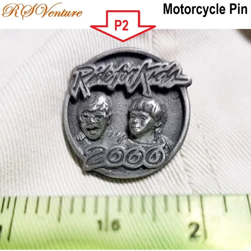 Buy 1 get 1 FREE, Vintage 2000 Ride for Kids Motorcycle Pin